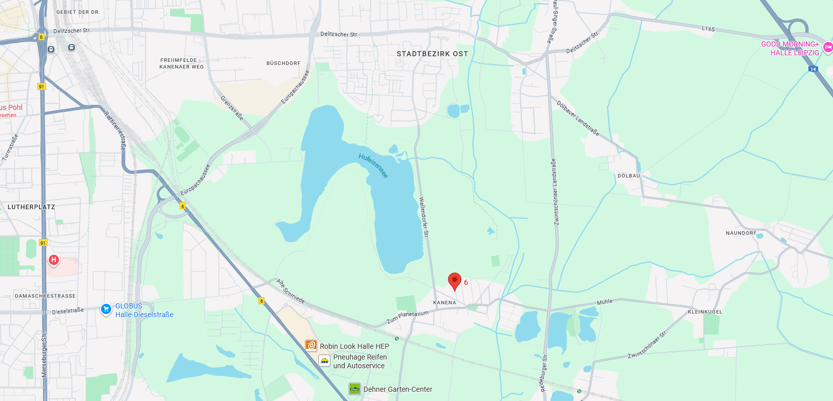 Anfahrt via Google Maps